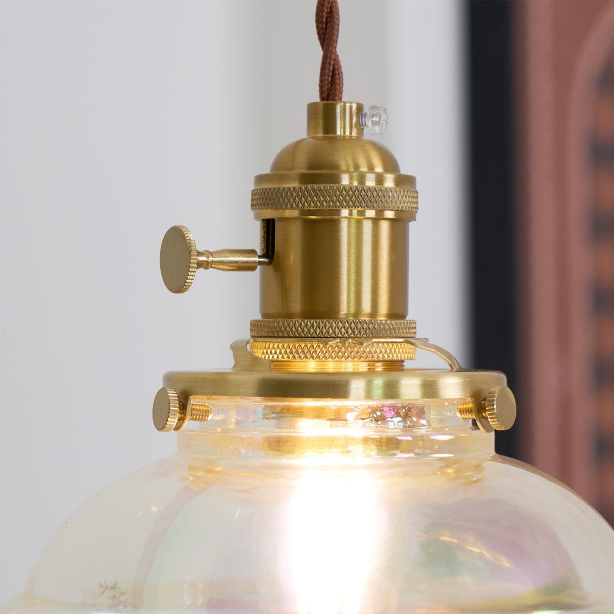 Pendant Lamp Iridescent Water Drop Shade Artistic Glow Contemporary-Neutral Decor