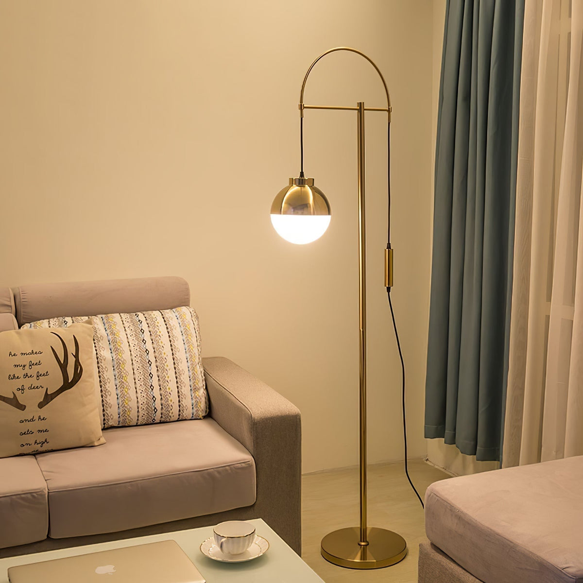 Lunelis Lampadaire Moderne