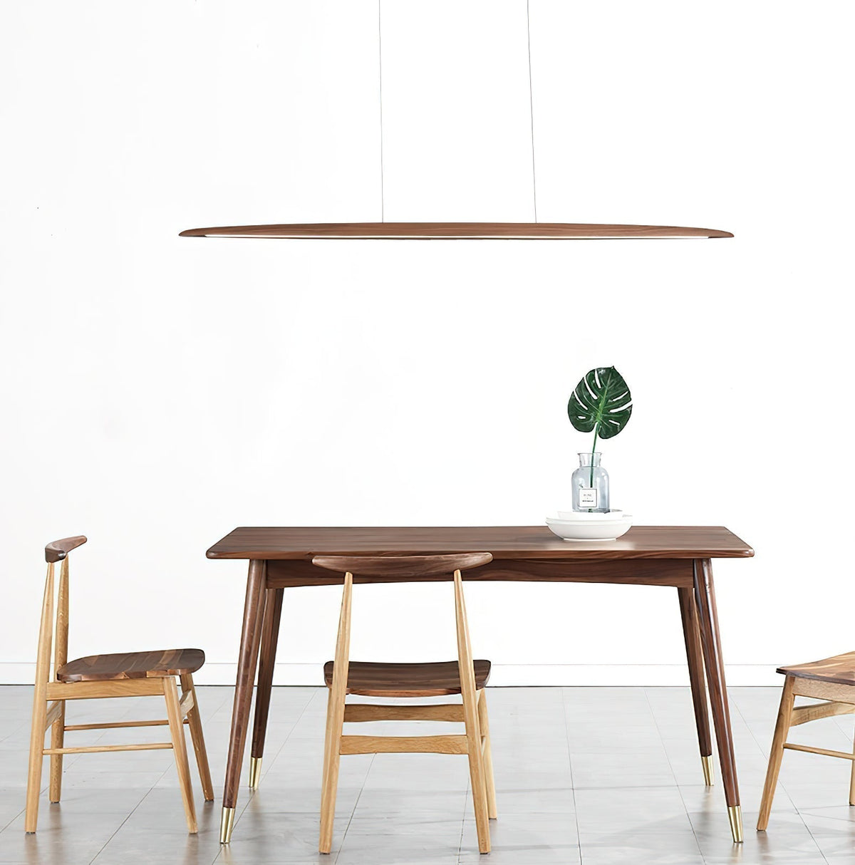 Lunivarx Suspension Bois Noyer Minimaliste-Cielum
