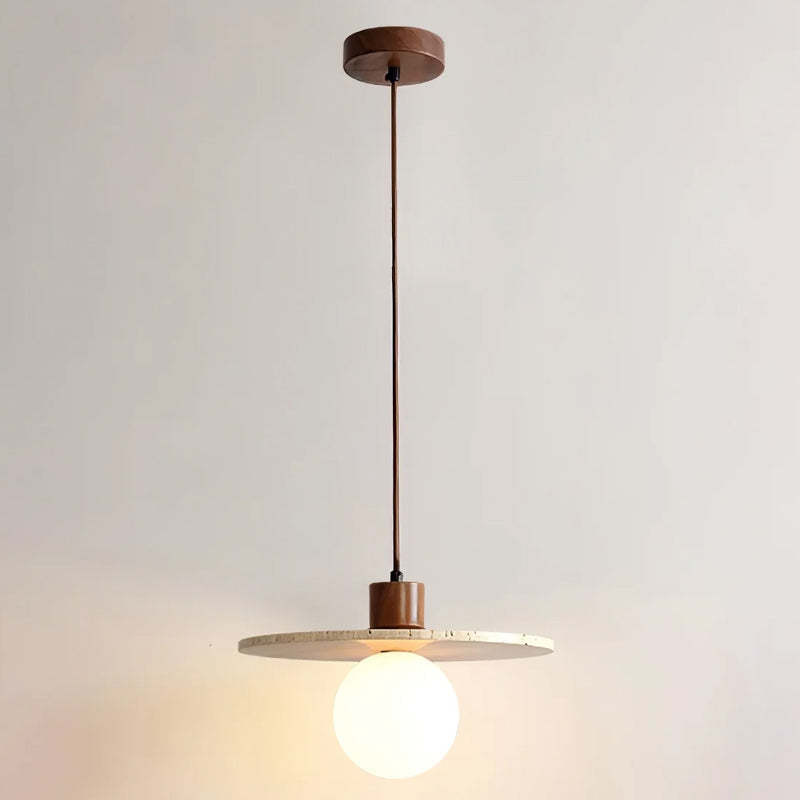 Ritta Travertine Pendant Light Six Style-Neutral Decor