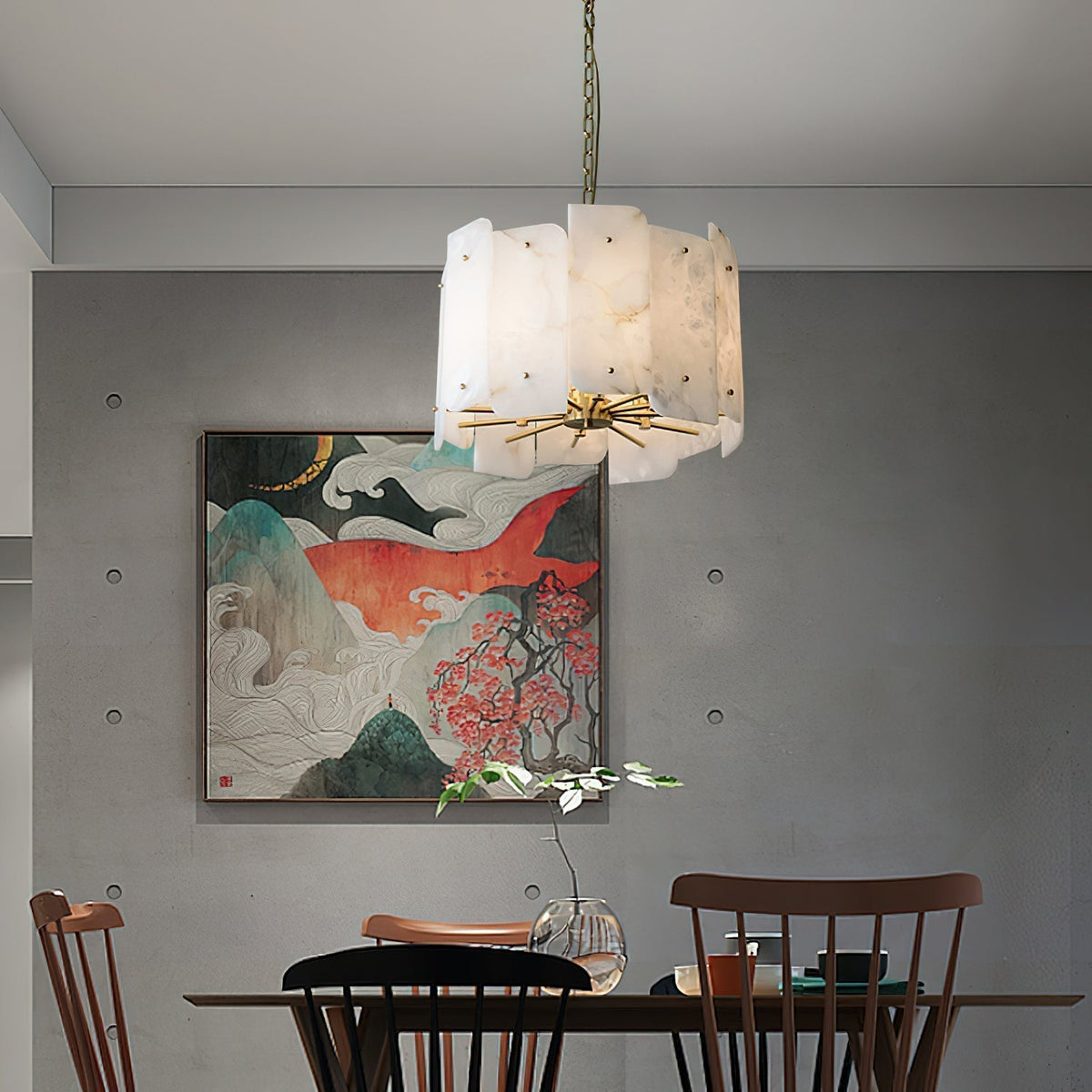 Clareon Lustre Albâtre Superposé Luxe Postmoderne