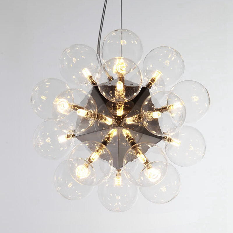 Silva Moderne LED Suspension Métal Verre Chambre À Coucher/Salon