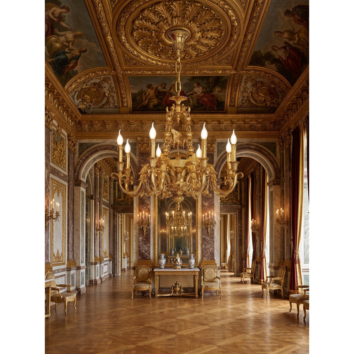 Oriuira Lustre en Laiton