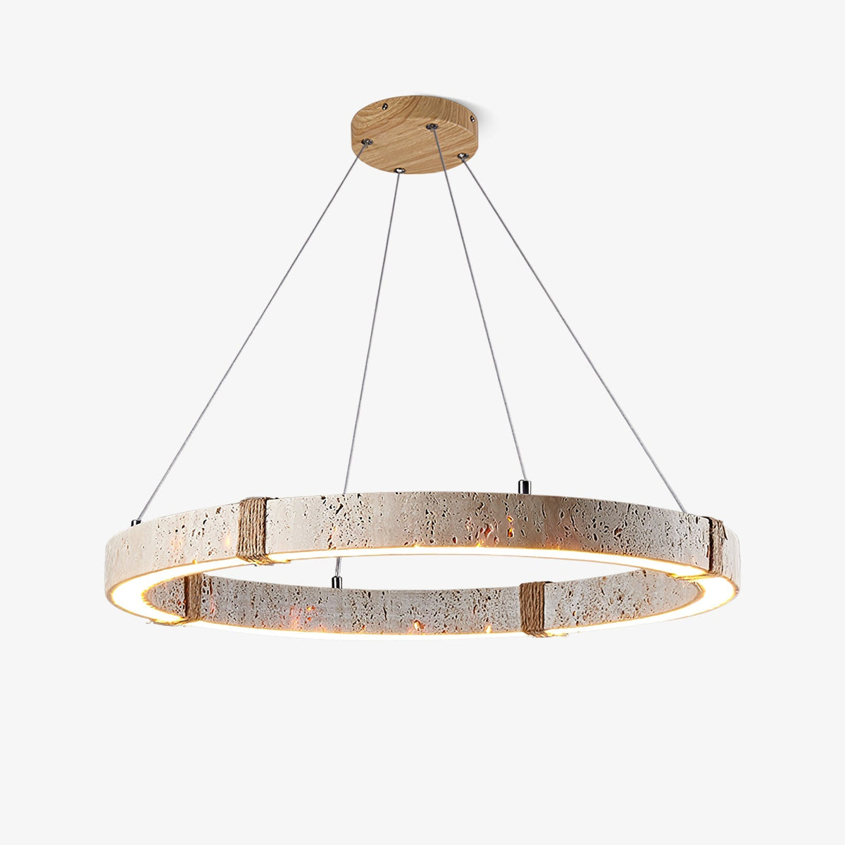 Arixo Lustre Minimaliste en Travertin-Cielum