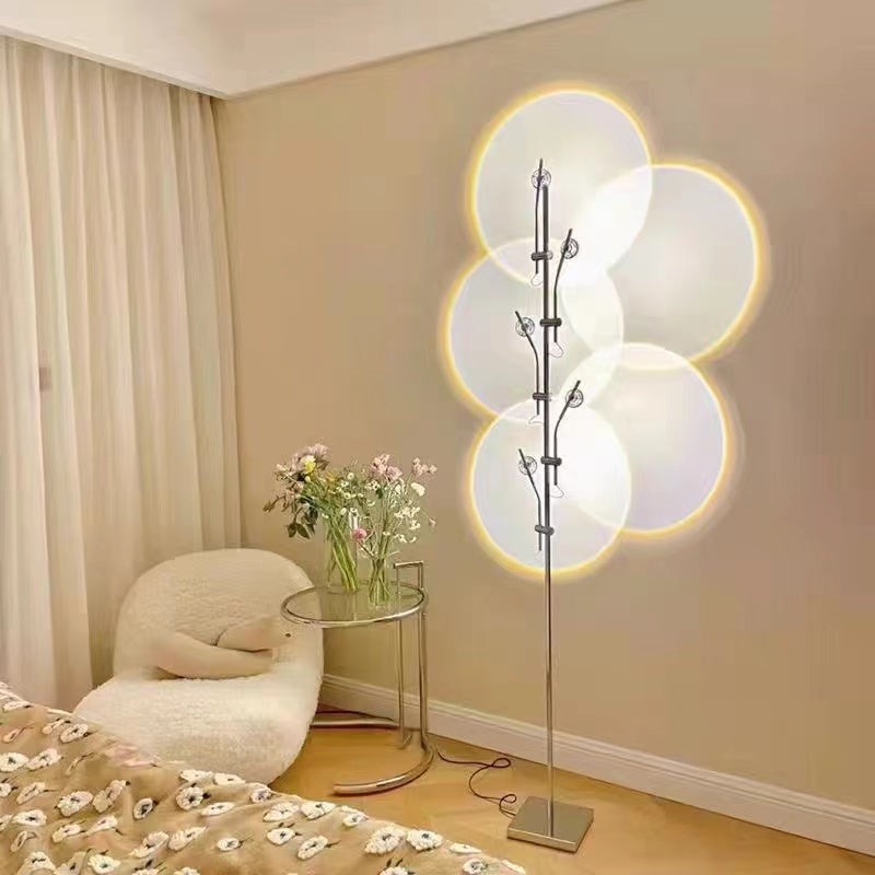 Mira Lampadaire Linéaire Minimaliste, Blanc Chaud/Naturel, Salon