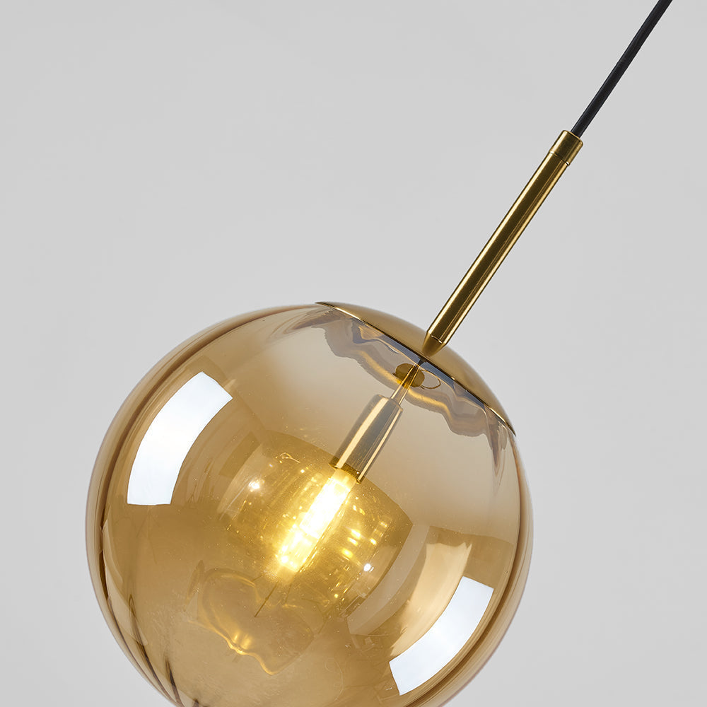 Sevenel Suspension Boule Moderne Métal/Verre-Cielum