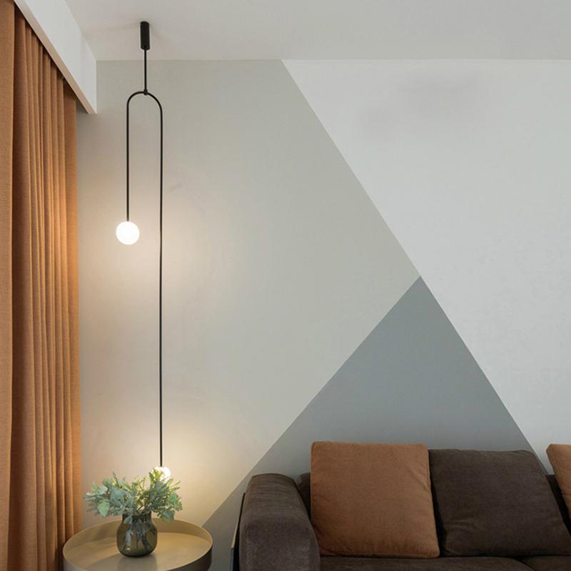Erixy Lustre Mobile Noir Minimaliste-Cielum