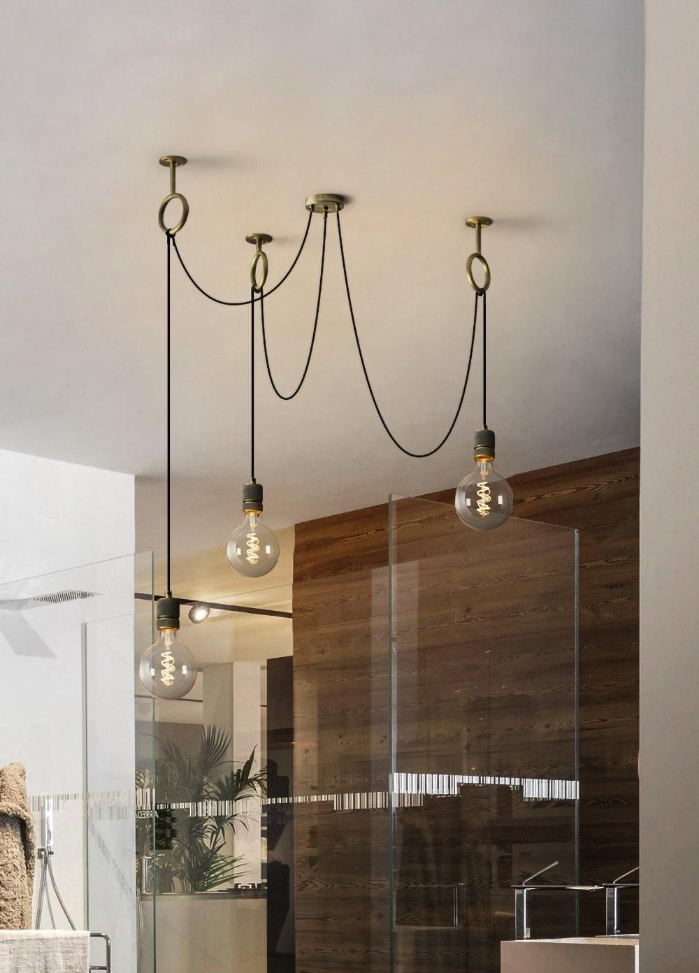 Nominex Lustre Industrial Spider Bulb Hanging-Cielum