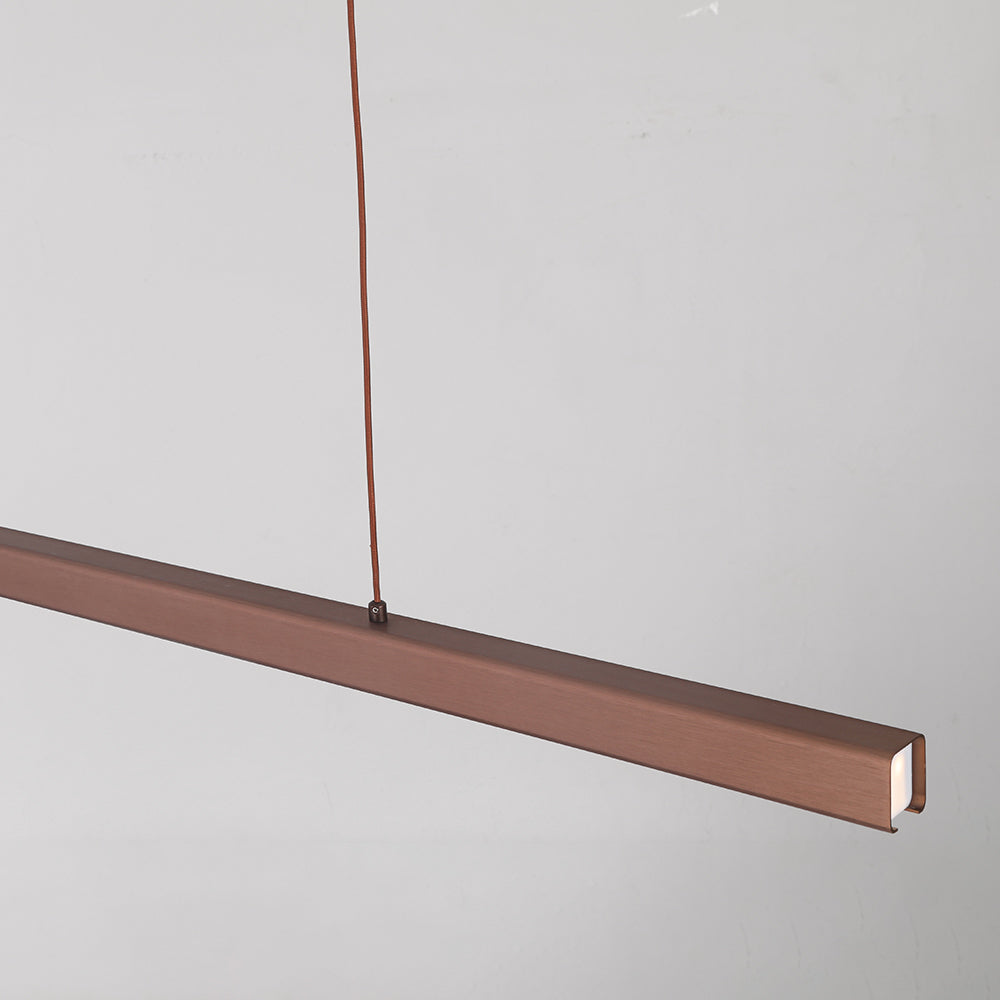 Xorin Suspension Linéaire Moderne Noir/Marron Salon-Cielum