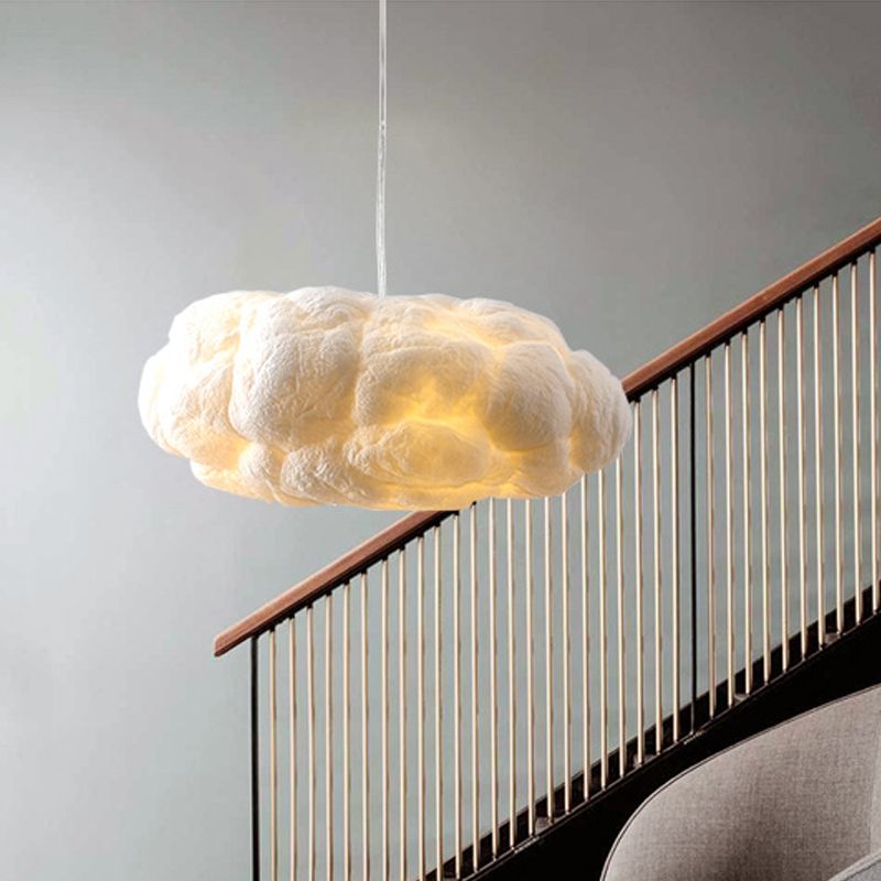 Sorexor Suspension Nuage Art Deco Blanc Salon/Chambre à Coucher-Cielum
