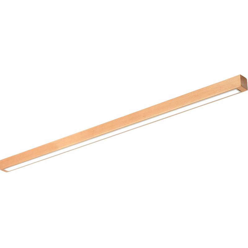 Vominex Applique Murale Miroir Linéaire Minimaliste Bois Salon-Cielum