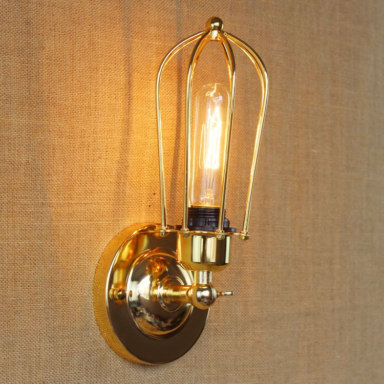 Silva Applique Murale Ciselé Vintage, Métal, Noir/Rouille/Bronze/Or/Argent, Chambre