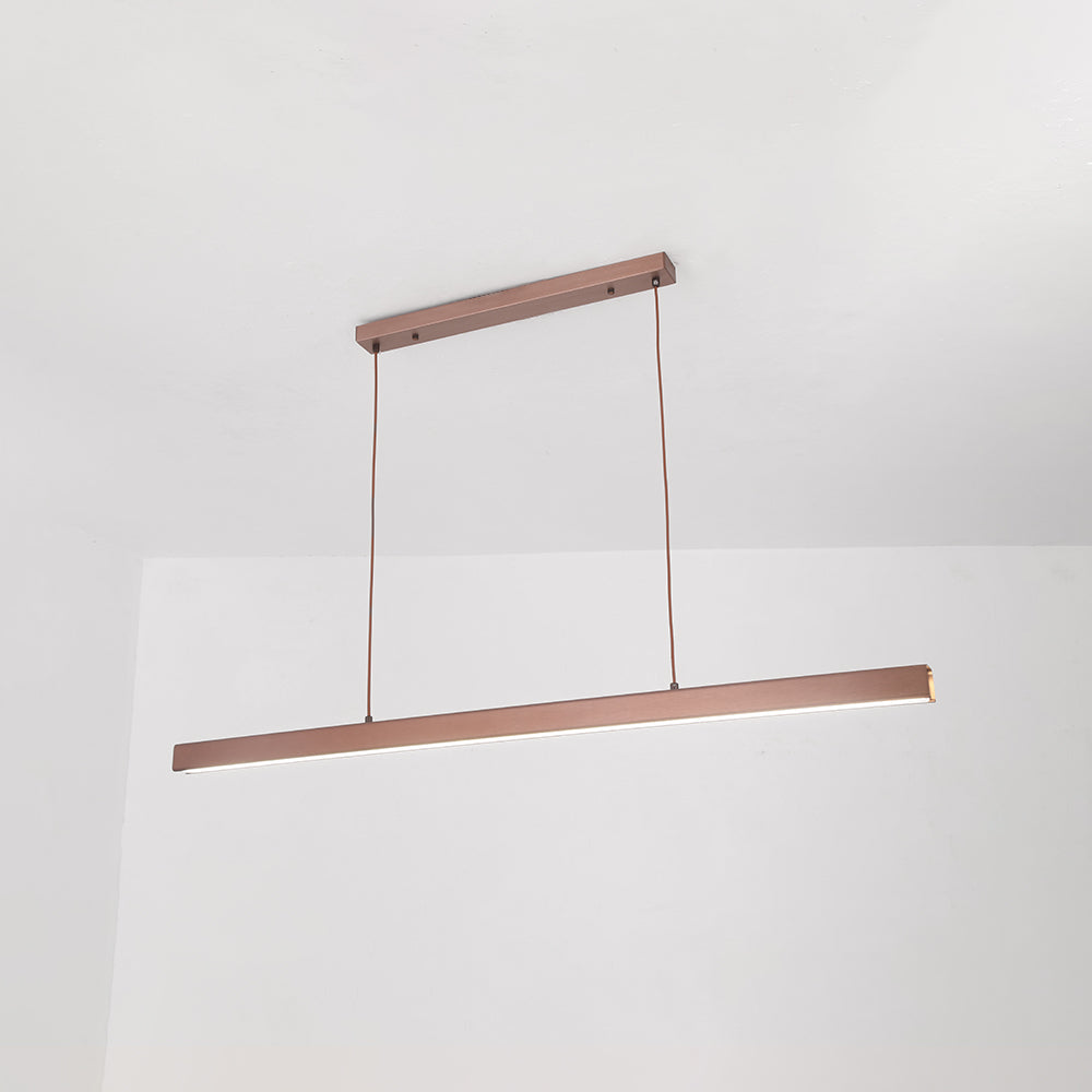 Xorin Suspension Linéaire Moderne Noir/Marron Salon-Cielum