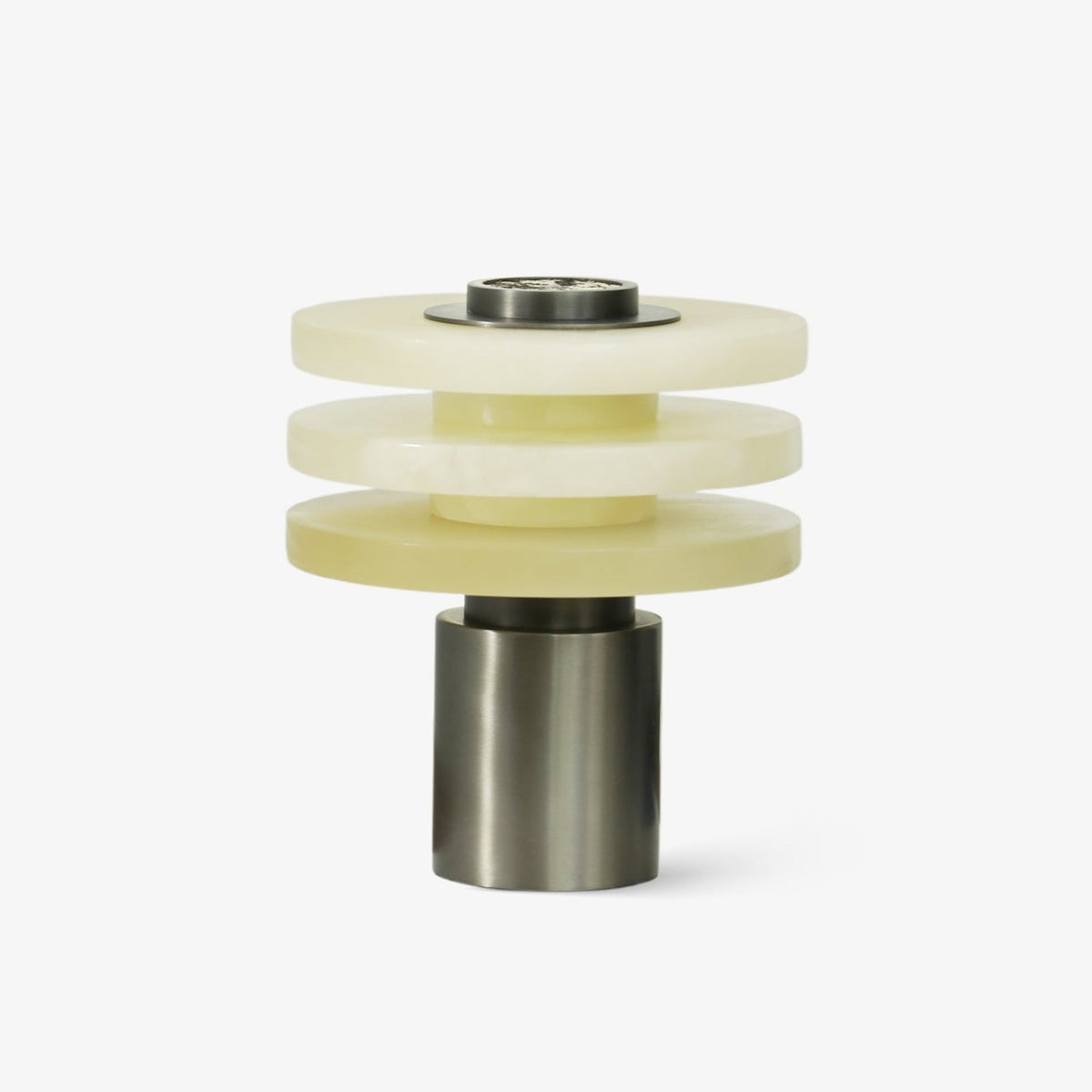 Pryt Lampe de Table en Albâtre Obélisque