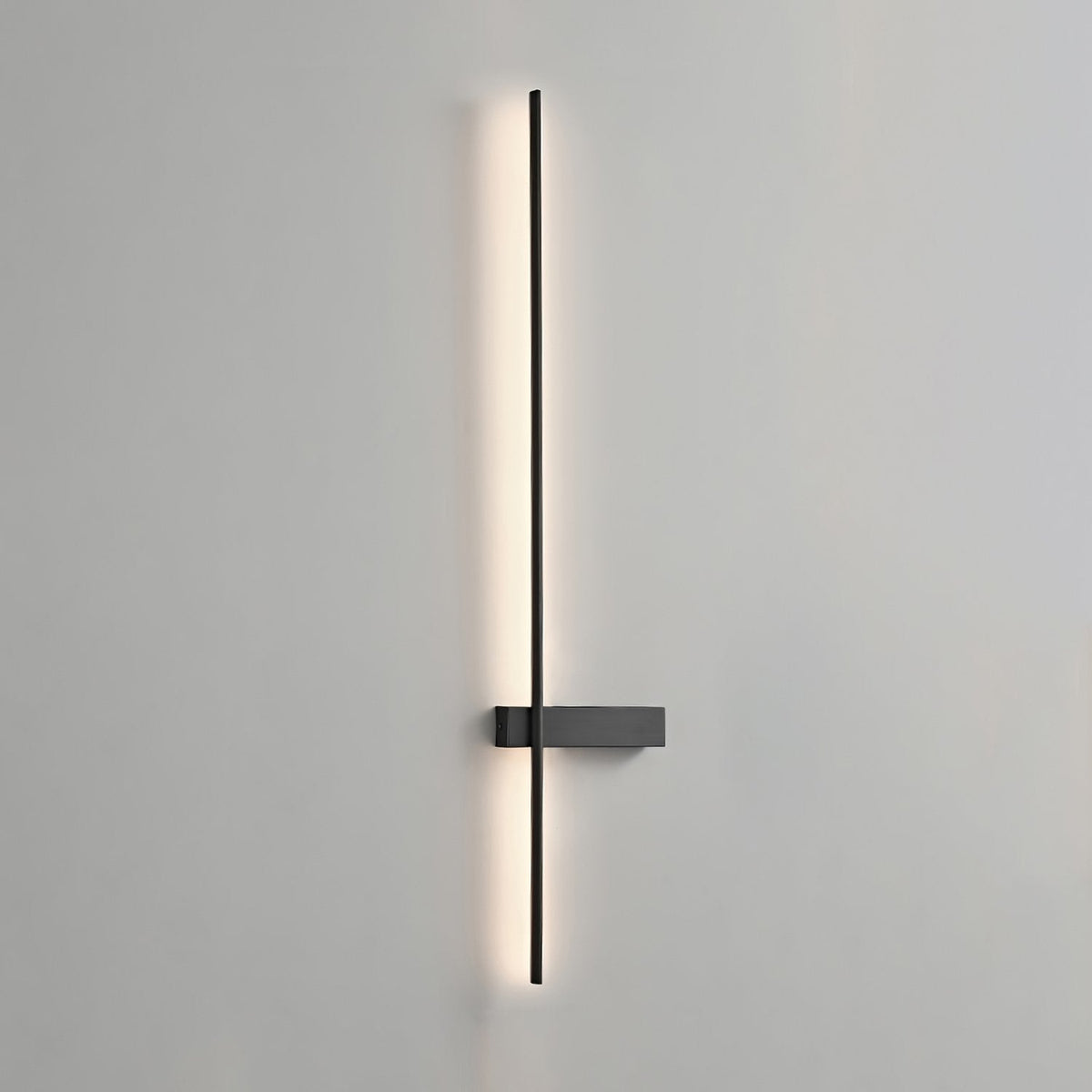 Mesv Rechargeable Noire Applique Murale Linéaire