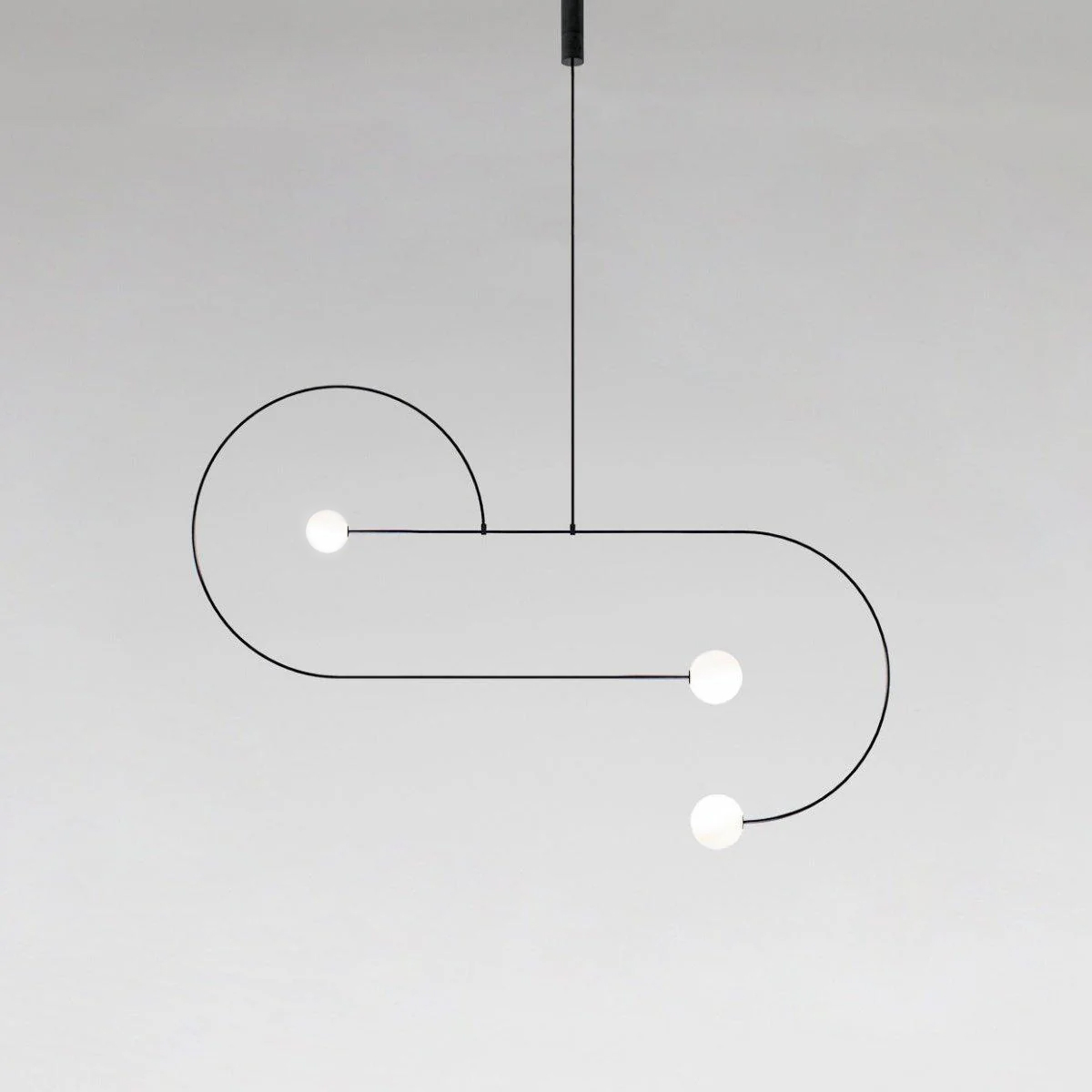 Erixy Lustre Mobile Noir Minimaliste-Cielum