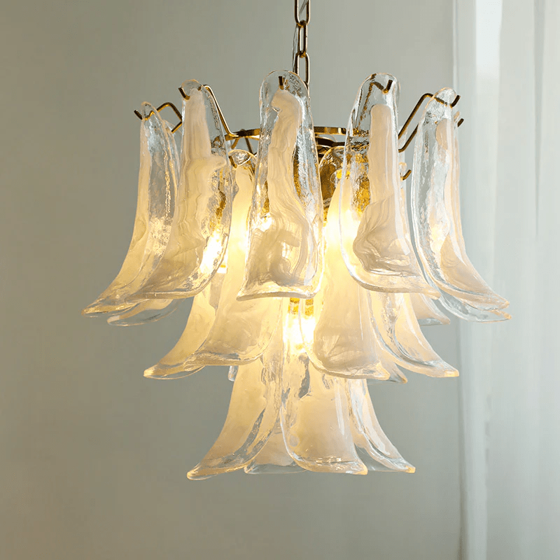 Arixon Lustre Pétales en Verre de Murano Vintage-Cielum