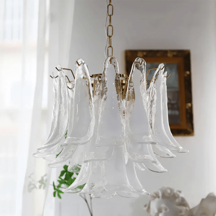 Arixon Lustre Pétales en Verre de Murano Vintage-Cielum