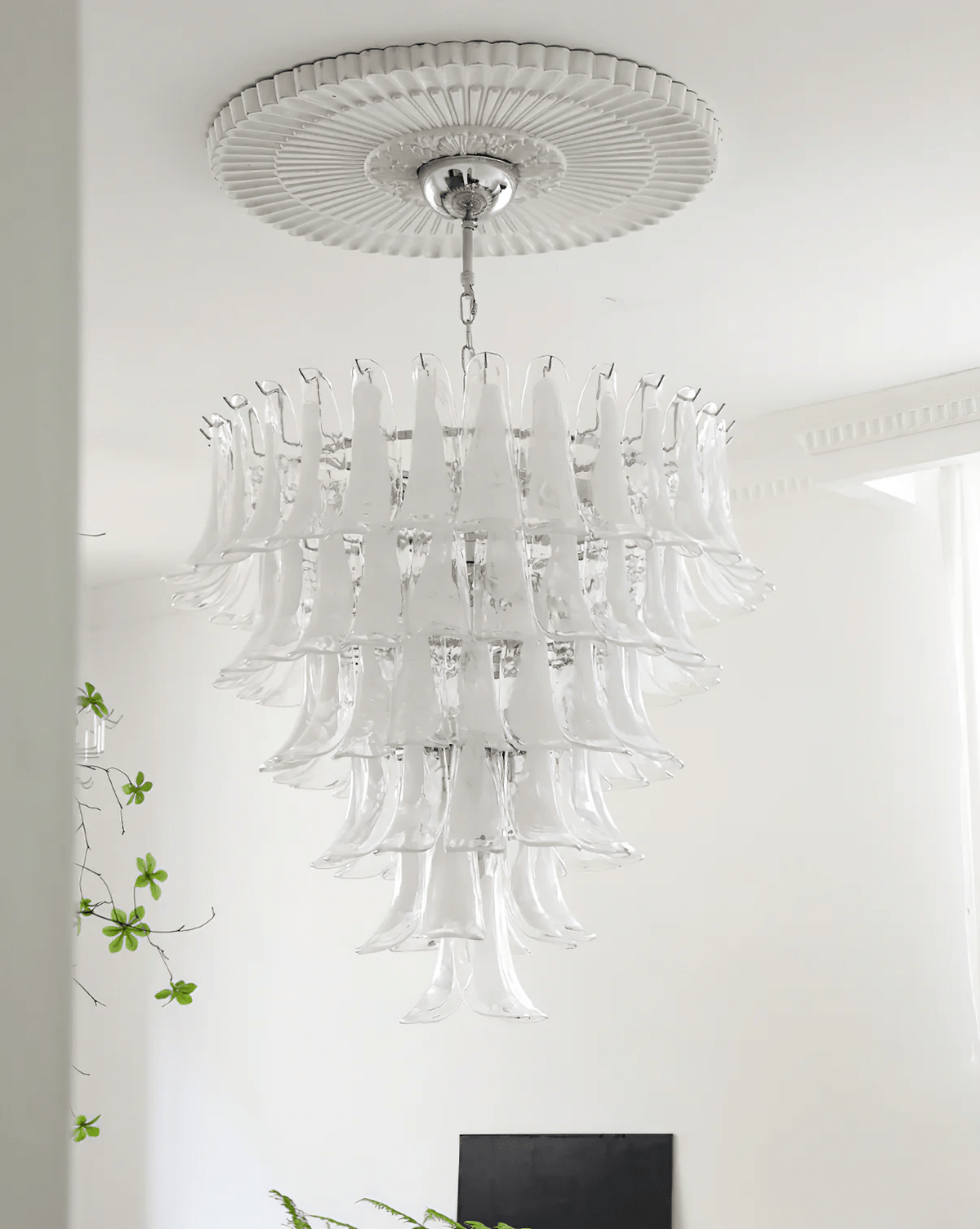 Arixon Lustre Pétales en Verre de Murano Vintage-Cielum
