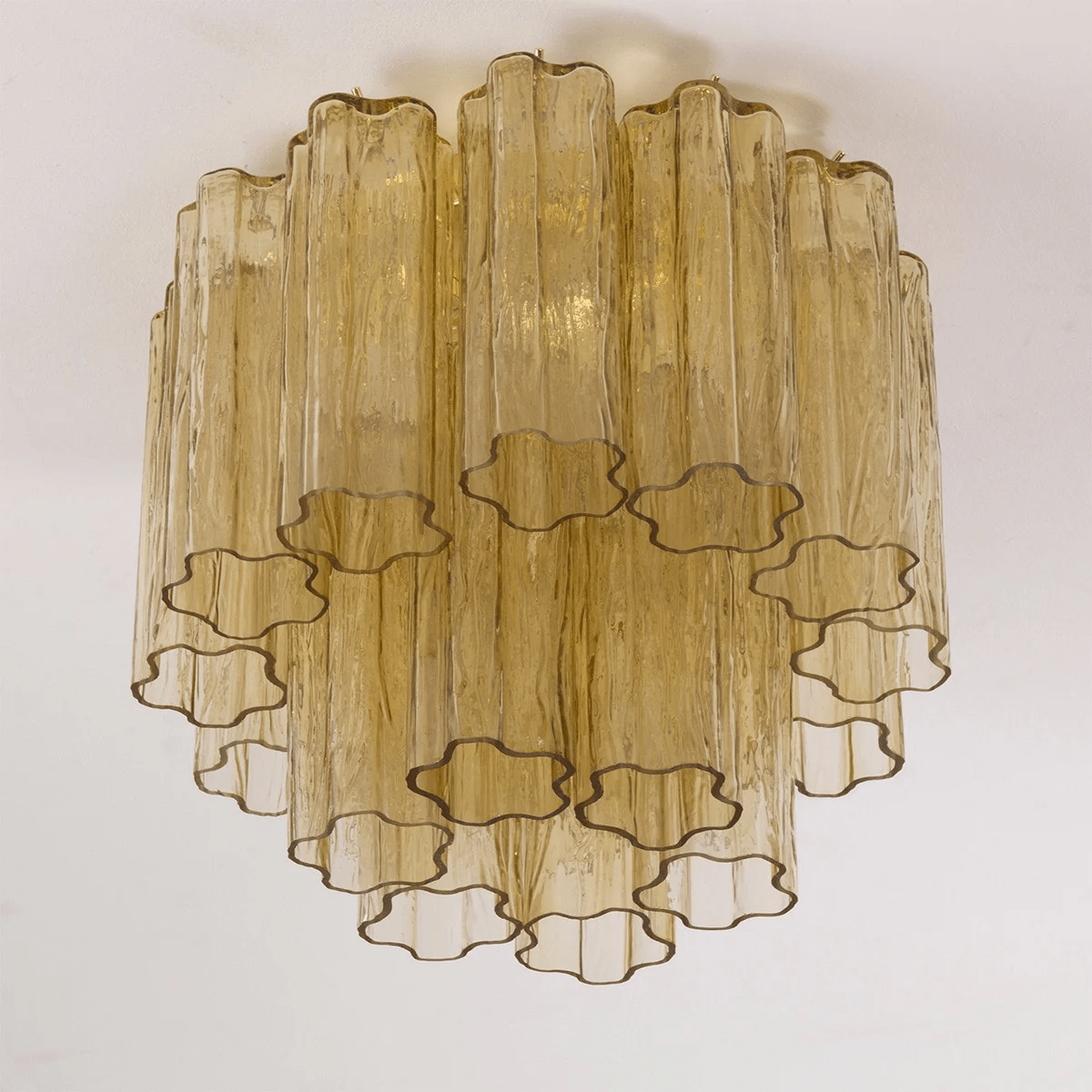 Serin Plafonnier Style Cascade Rose