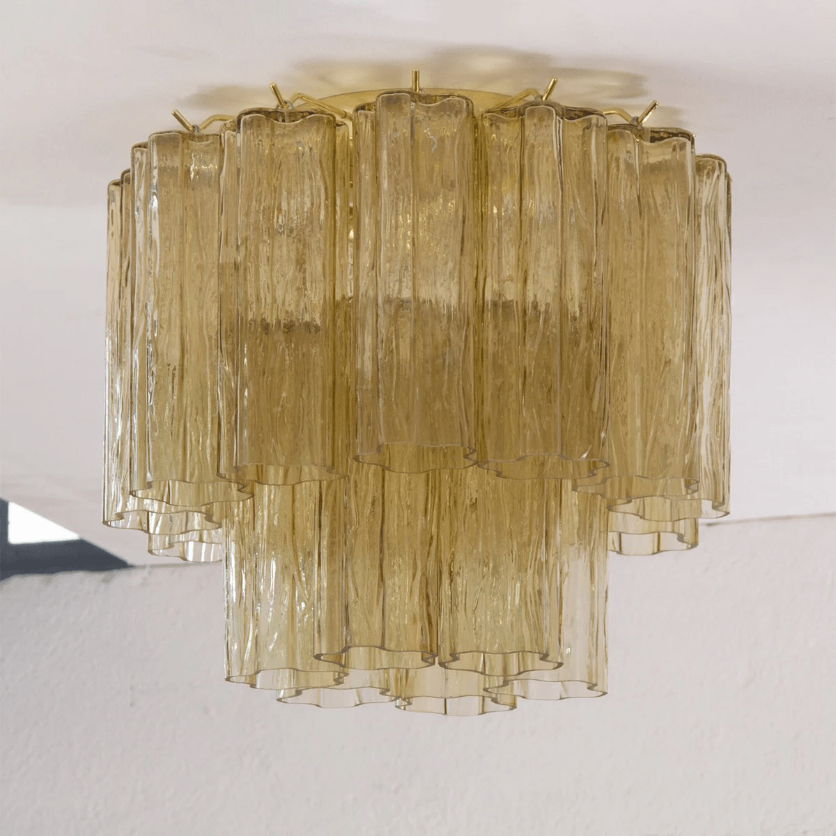 Serin Plafonnier Style Cascade Rose