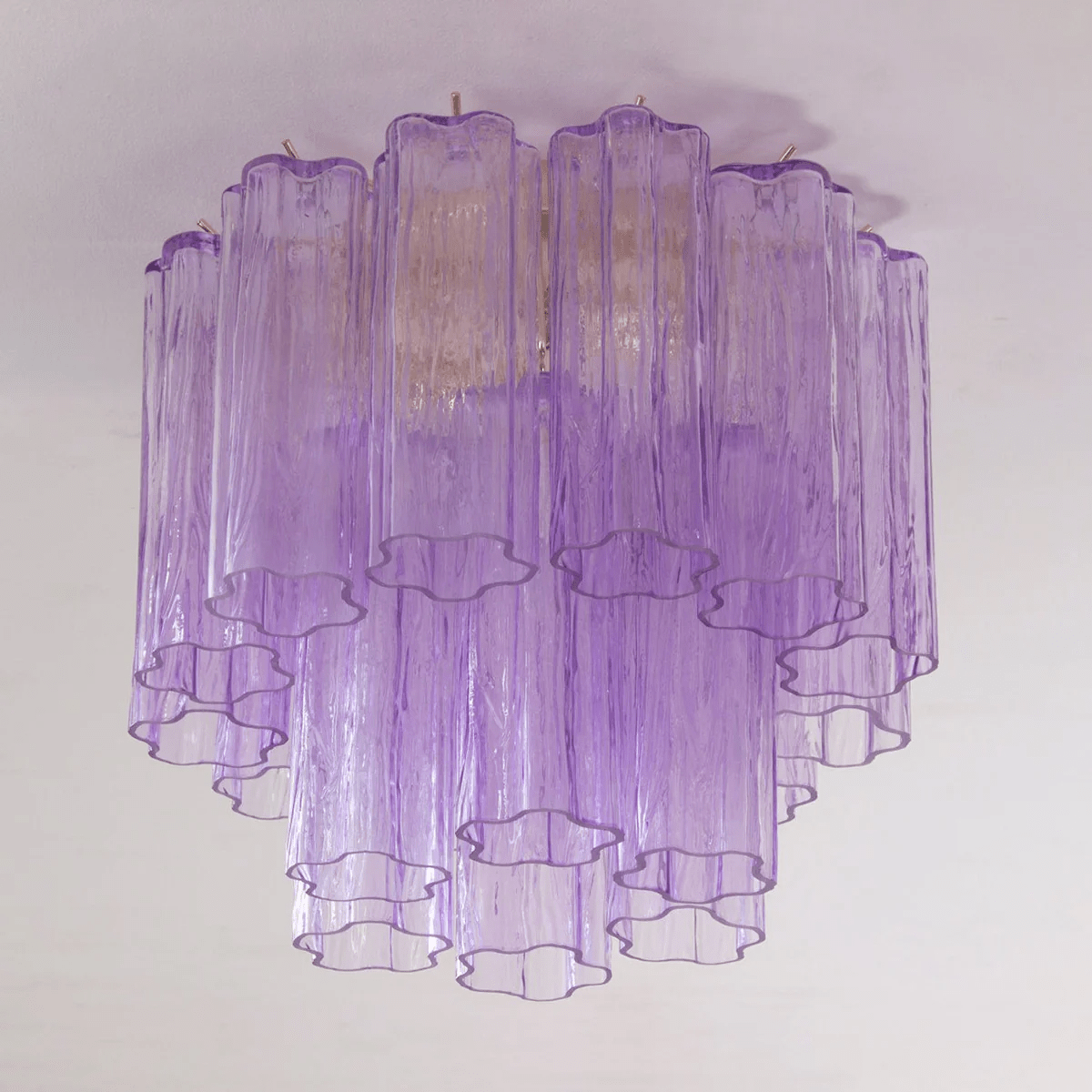 Serin Plafonnier Style Cascade Rose