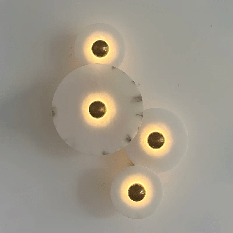 Tirixel Plafonnier Minimaliste en Albâtre-Cielum