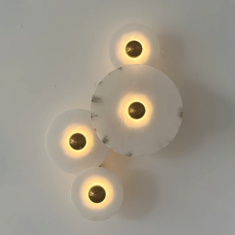Tirixel Plafonnier Minimaliste en Albâtre-Cielum
