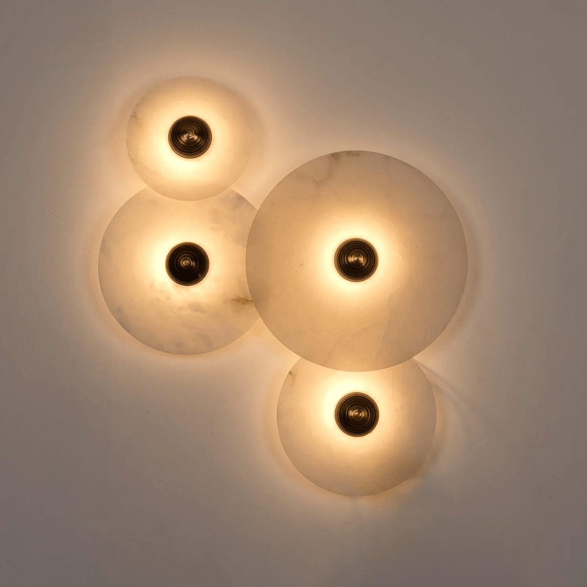 Tirixel Plafonnier Minimaliste en Albâtre-Cielum