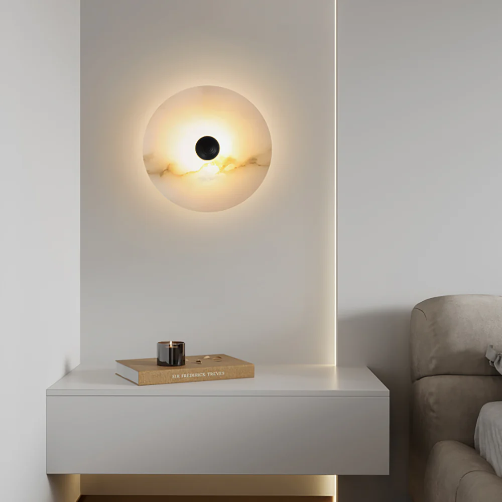 Tirixel Plafonnier Minimaliste en Albâtre-Cielum