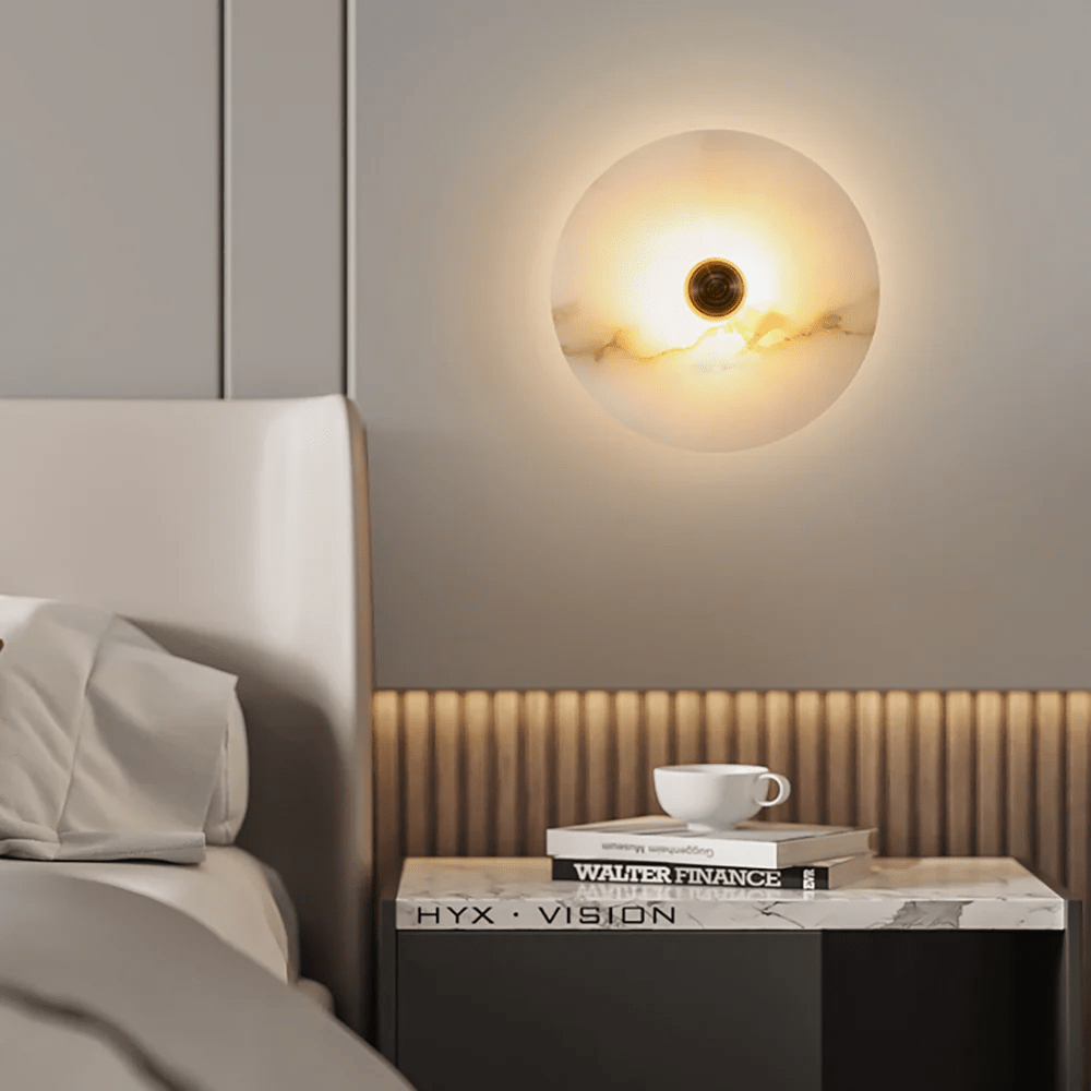 Tirixel Plafonnier Minimaliste en Albâtre-Cielum