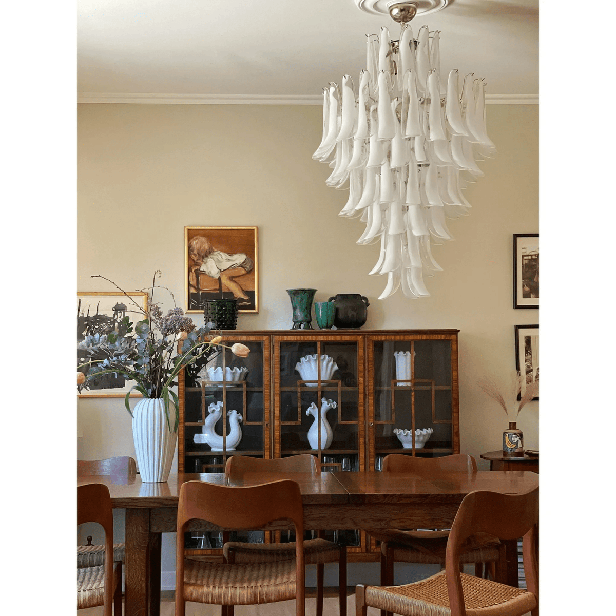 Tessa Suspension Verre Petals