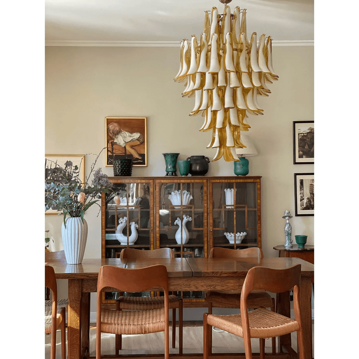 Tessa Suspension Verre Petals