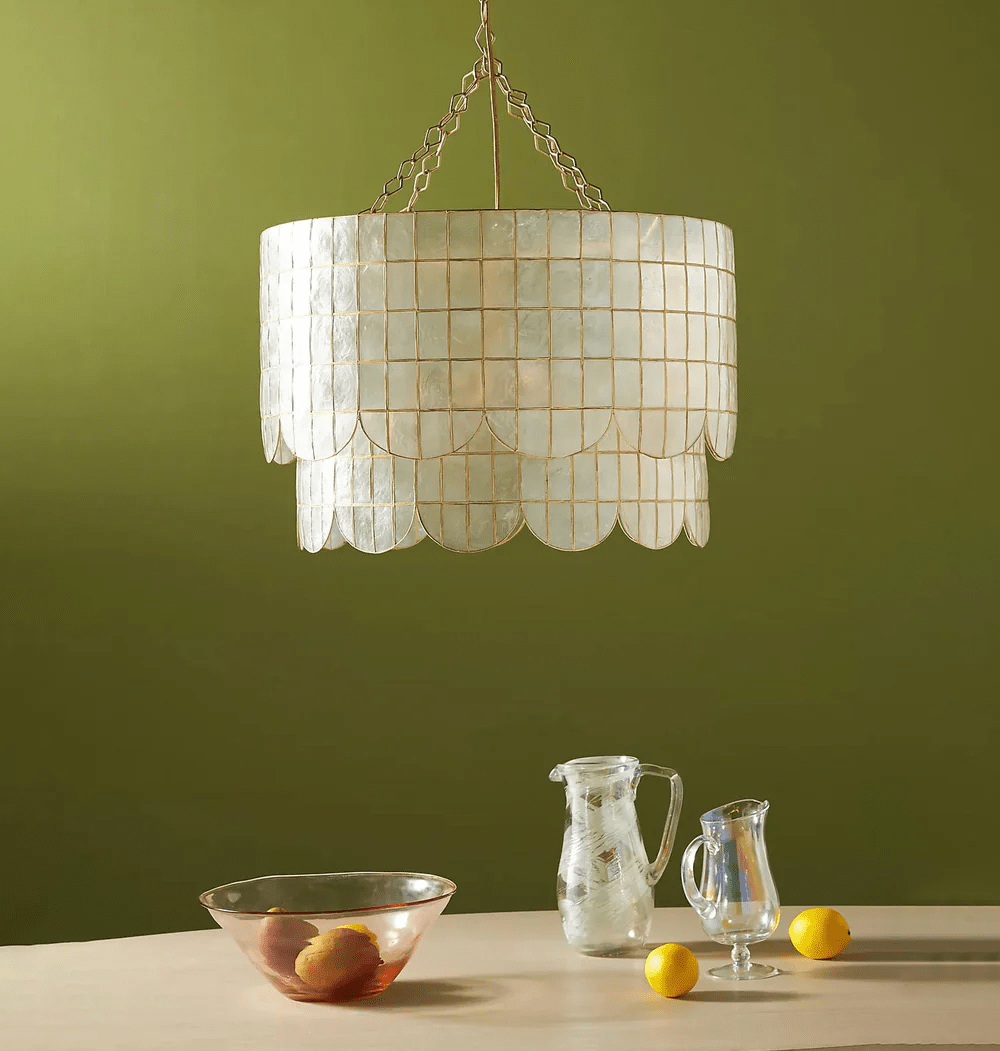 Flyn Lustre en Coquille d'Or Et Métal à La Forme de Vagues Wavecrest