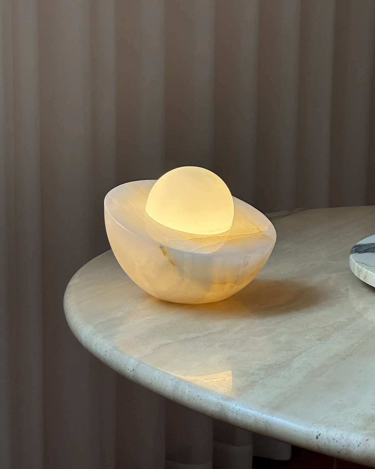 Fryle Lampe de Table Minimaliste en Jade