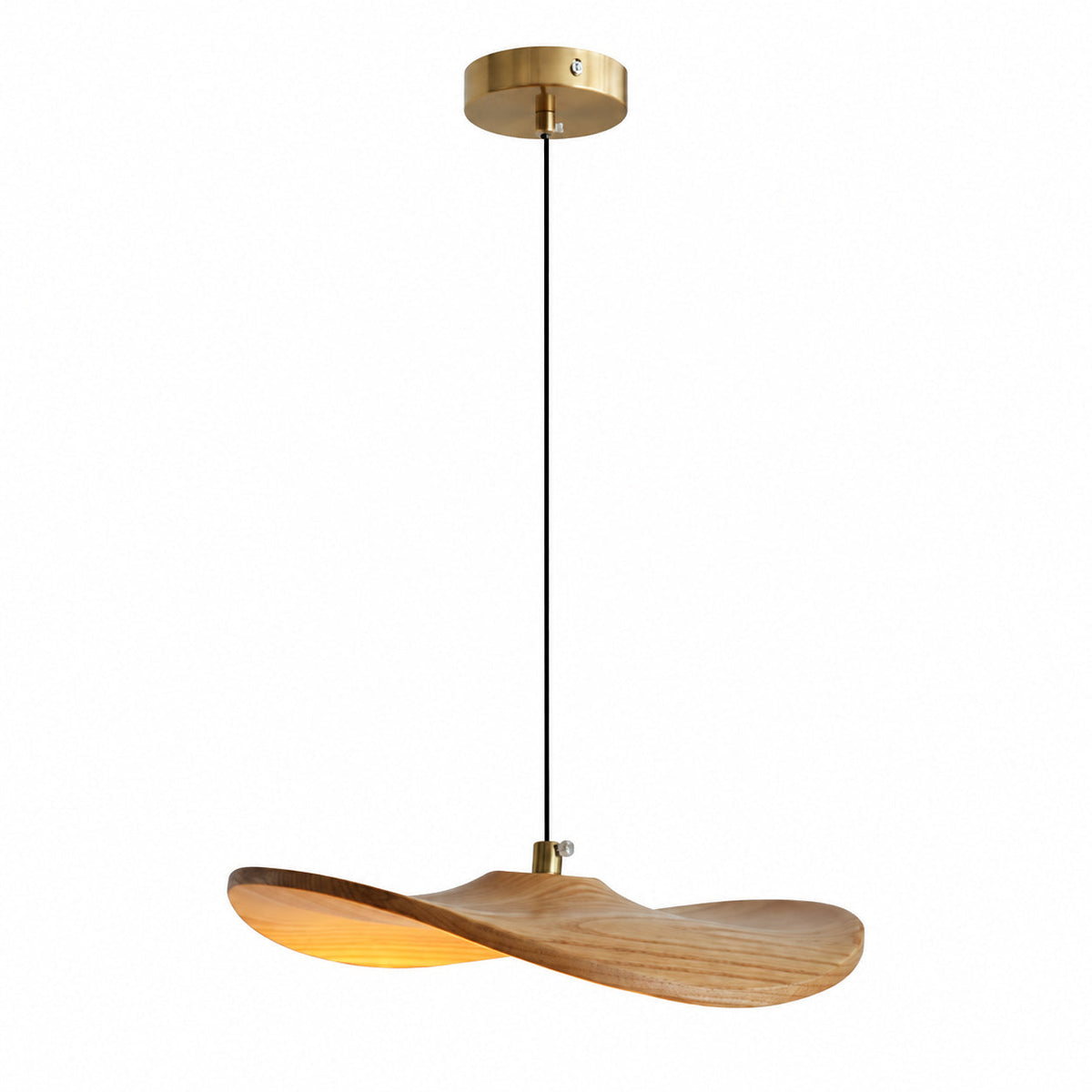 Lowenstone Lustre À Pales En Bois