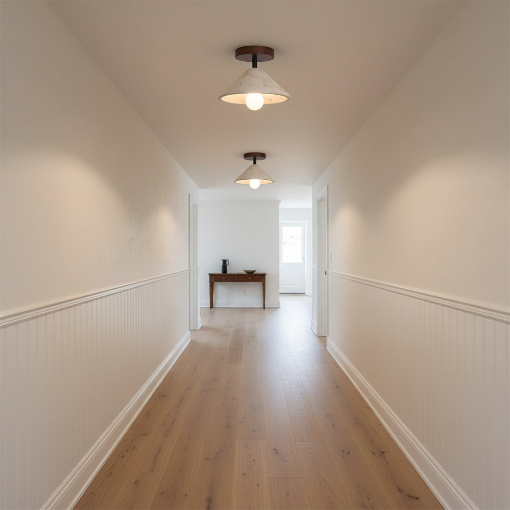 Valorian Plafonnier en Travertin Beige