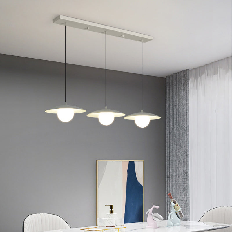 Valentina Moderne LED Suspension Métal Noir Salle À Manger/Chambre À Coucher