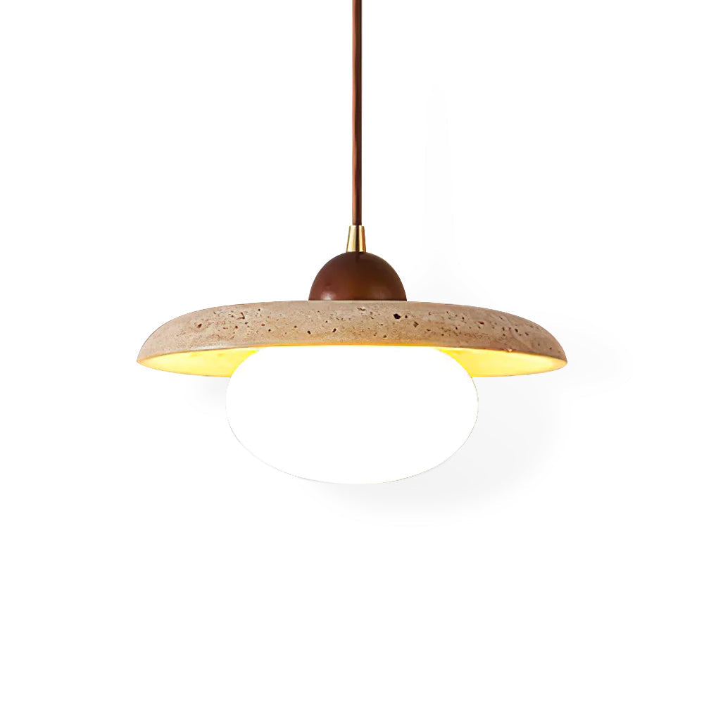 Ritta Travertine Pendant Light Six Style-Neutral Decor