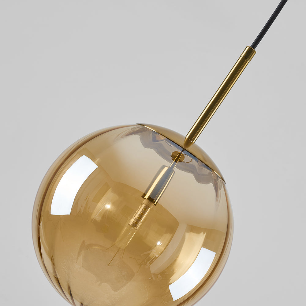 Sevenel Suspension Boule Moderne Métal/Verre-Cielum
