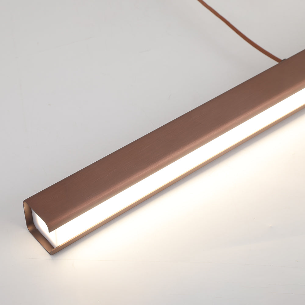 Xorin Suspension Linéaire Moderne Noir/Marron Salon-Cielum