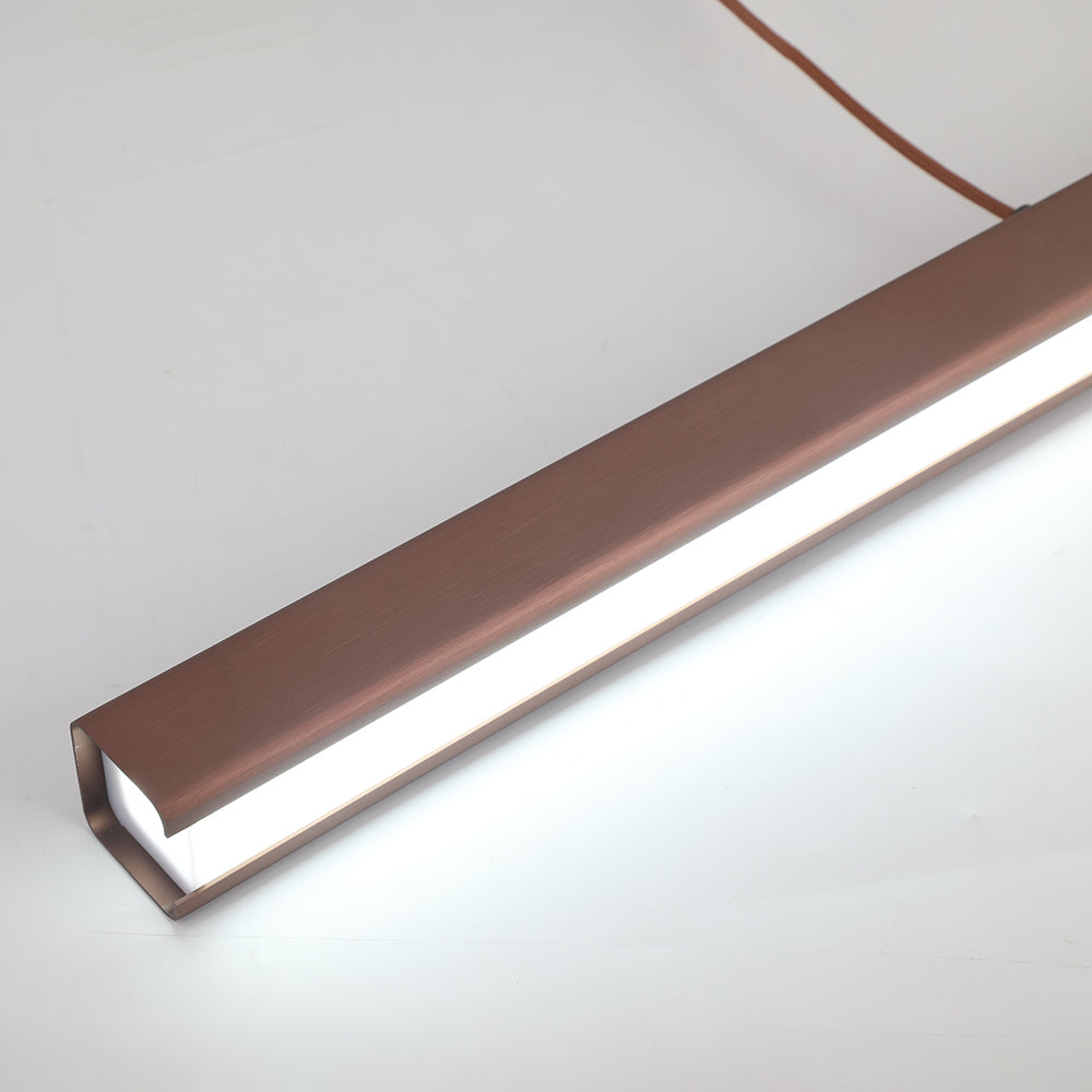 Xorin Suspension Linéaire Moderne Noir/Marron Salon-Cielum