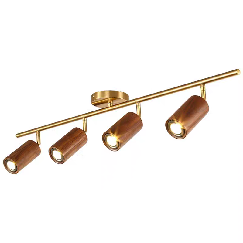 Liora Wooden LED Track Light-Neutral Decor