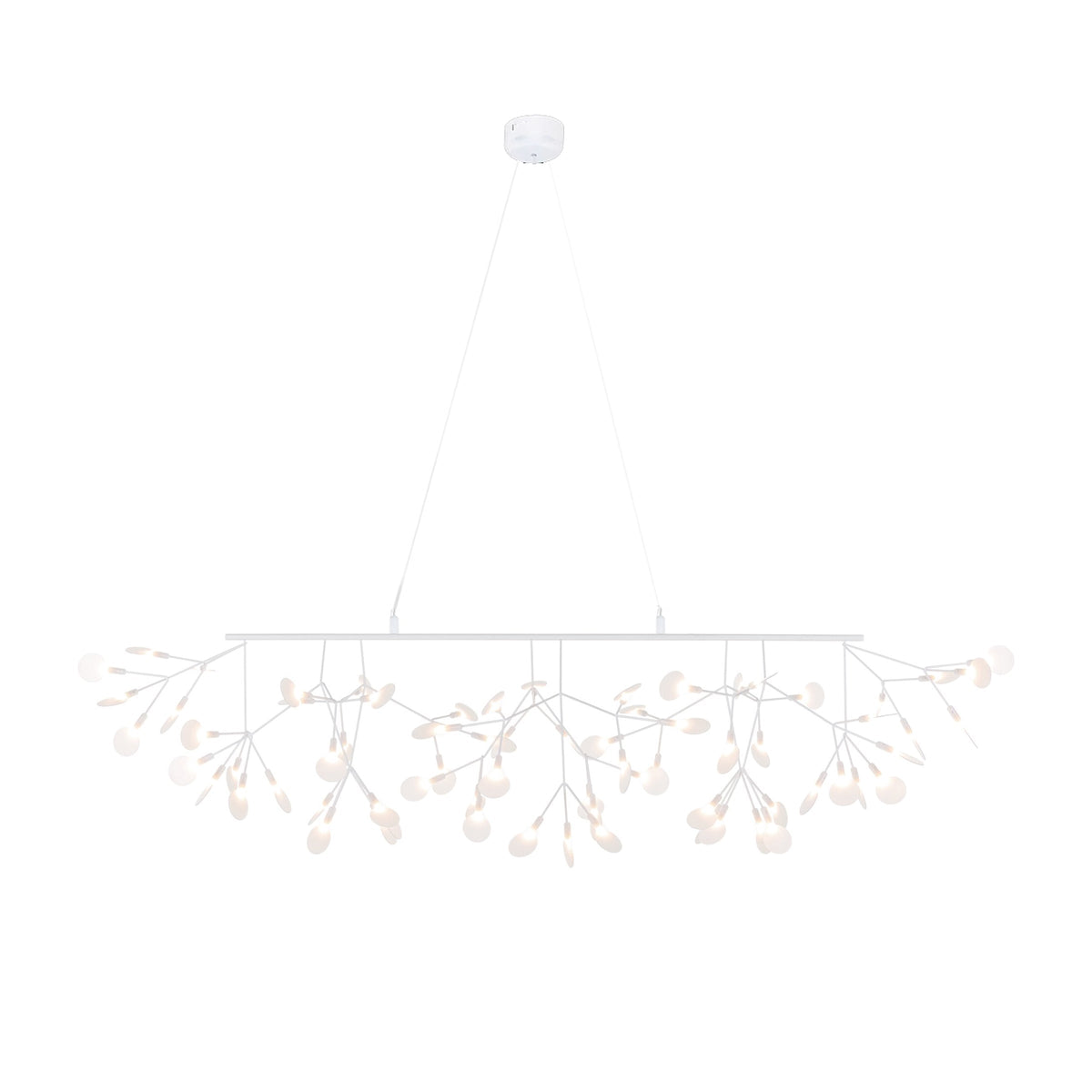 Kevenq Lustre LED À Branches Longues Et Linéaires Artistiques-Cielum