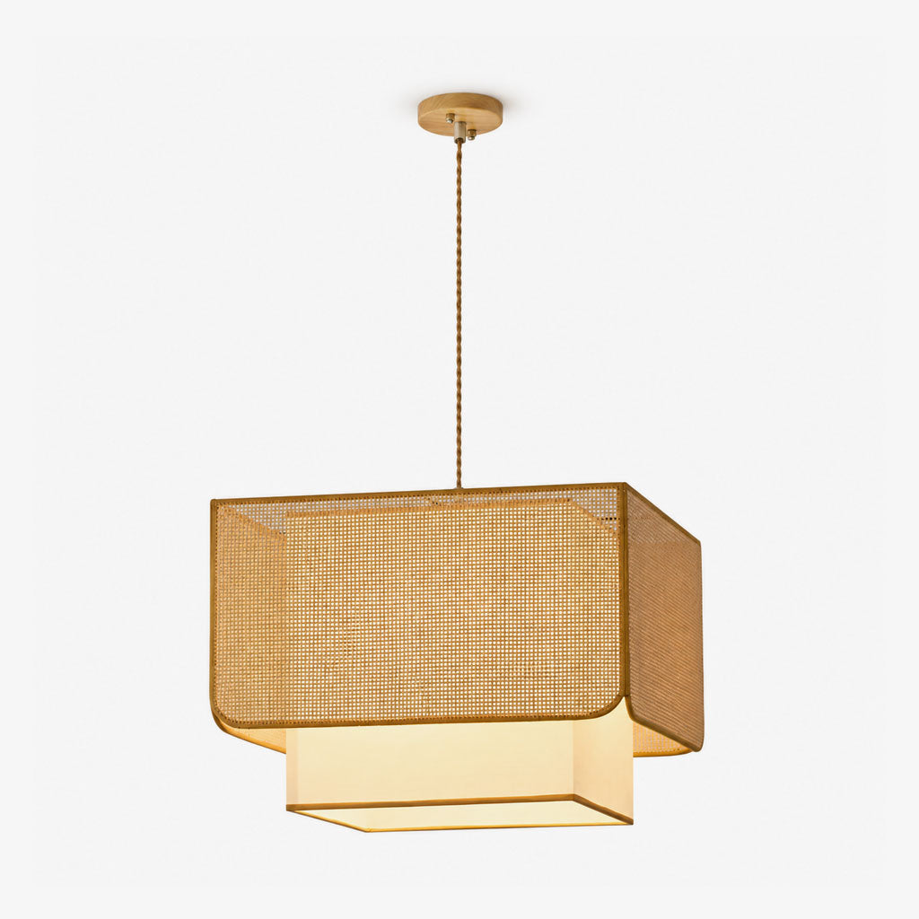 Yarrowford Suspension En Rotin Tressé