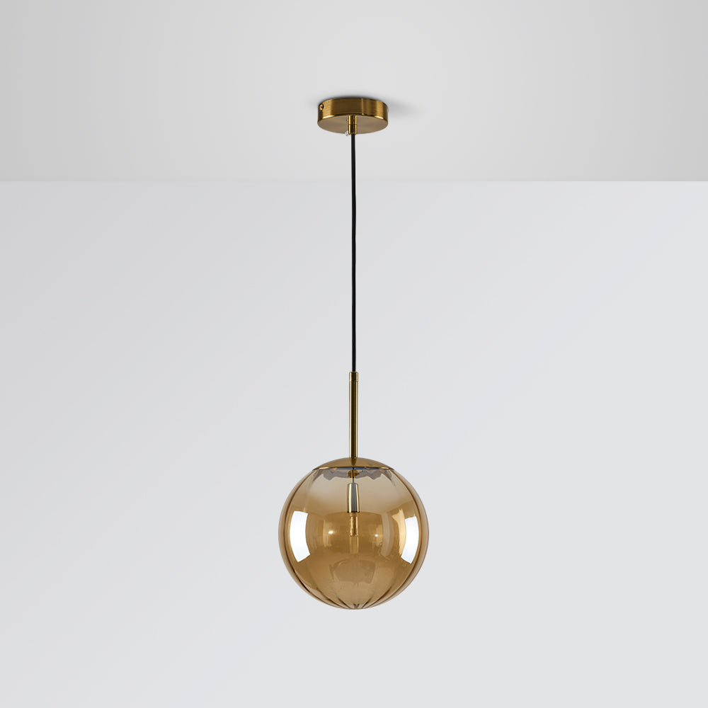 Sevenel Suspension Boule Moderne Métal/Verre-Cielum