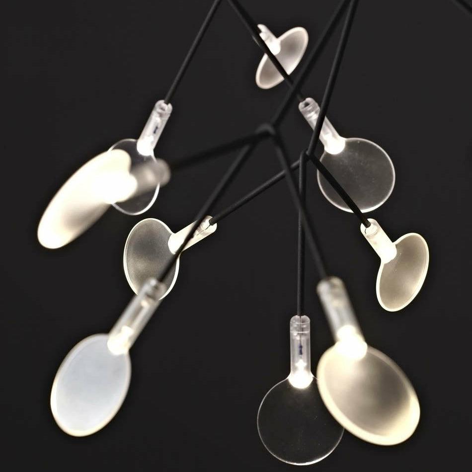 Kevenq Lustre LED À Branches Longues Et Linéaires Artistiques-Cielum