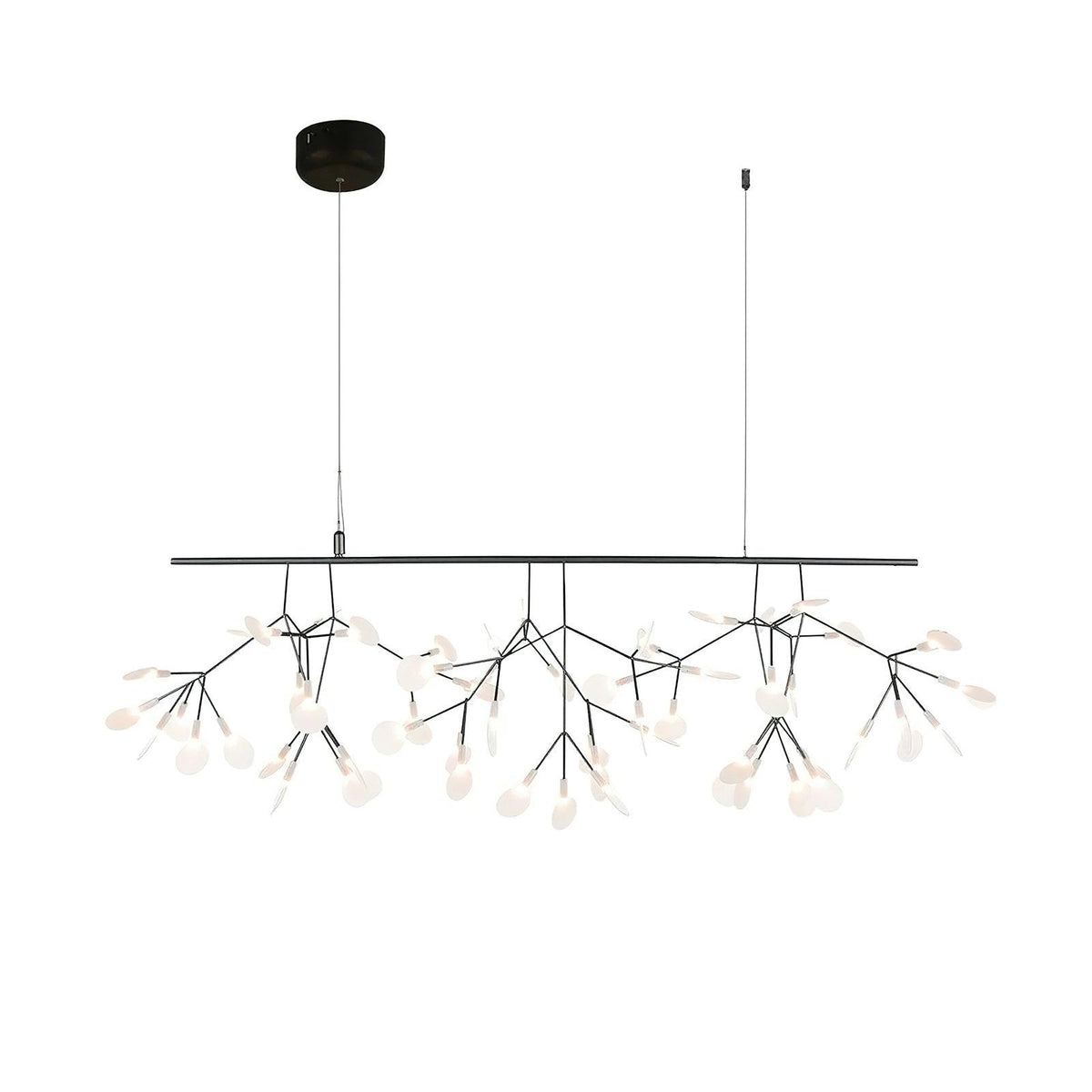Kevenq Lustre LED À Branches Longues Et Linéaires Artistiques-Cielum