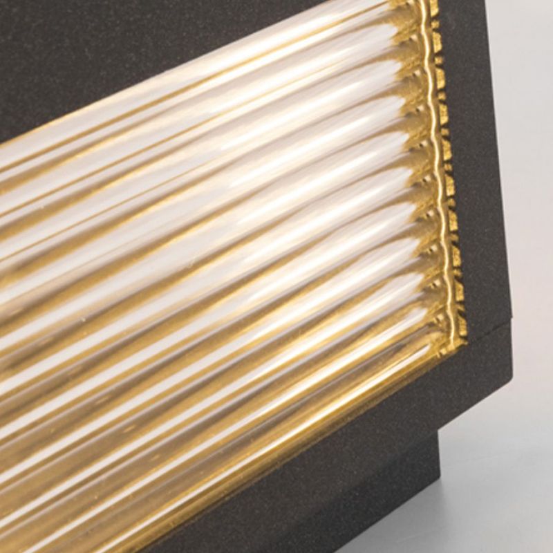Eminex Lampe de Poteau avec Rayures Horizontales-Cielum