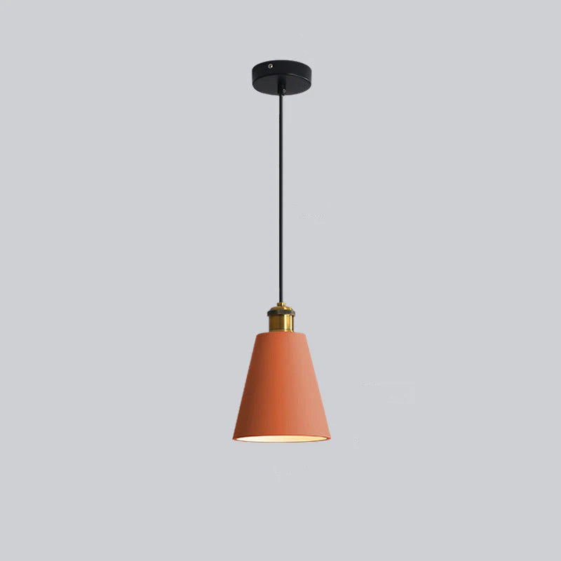 Astel Luminaires Suspension Nordique Blanc/Orange/Noir/Gris. Salon-Cielum